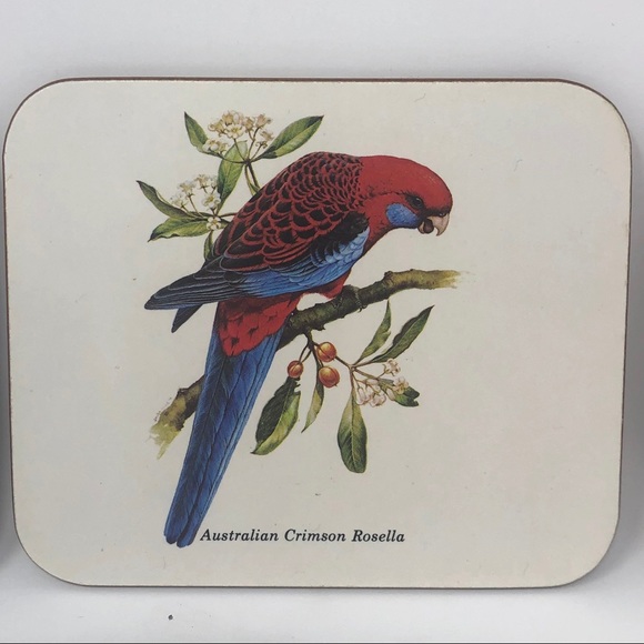 Vintage Jason Australian Bird Coasters Set of 6 - Picture 6 of 8
